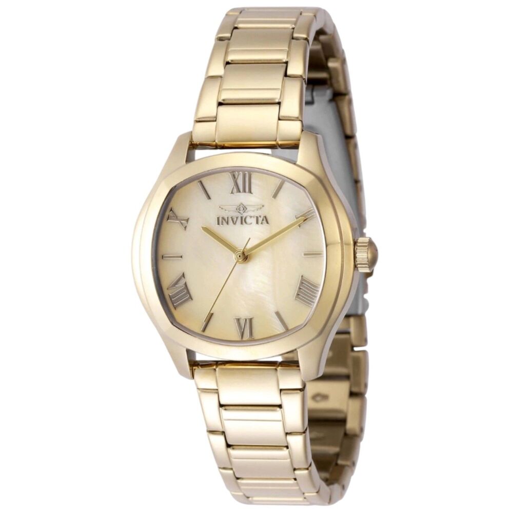 Invicta Watch Wildflower Women's  Mother of Pearl Dial 32.5mm  Gold Tone 48235